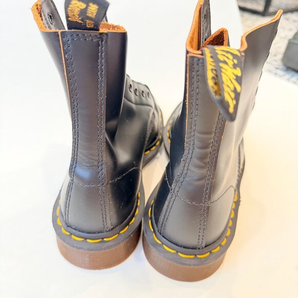 Dr. Martens 1460 Vintage Made in England Quilon Leather Boots – Black – Size 5 U - Picture 2 of 11